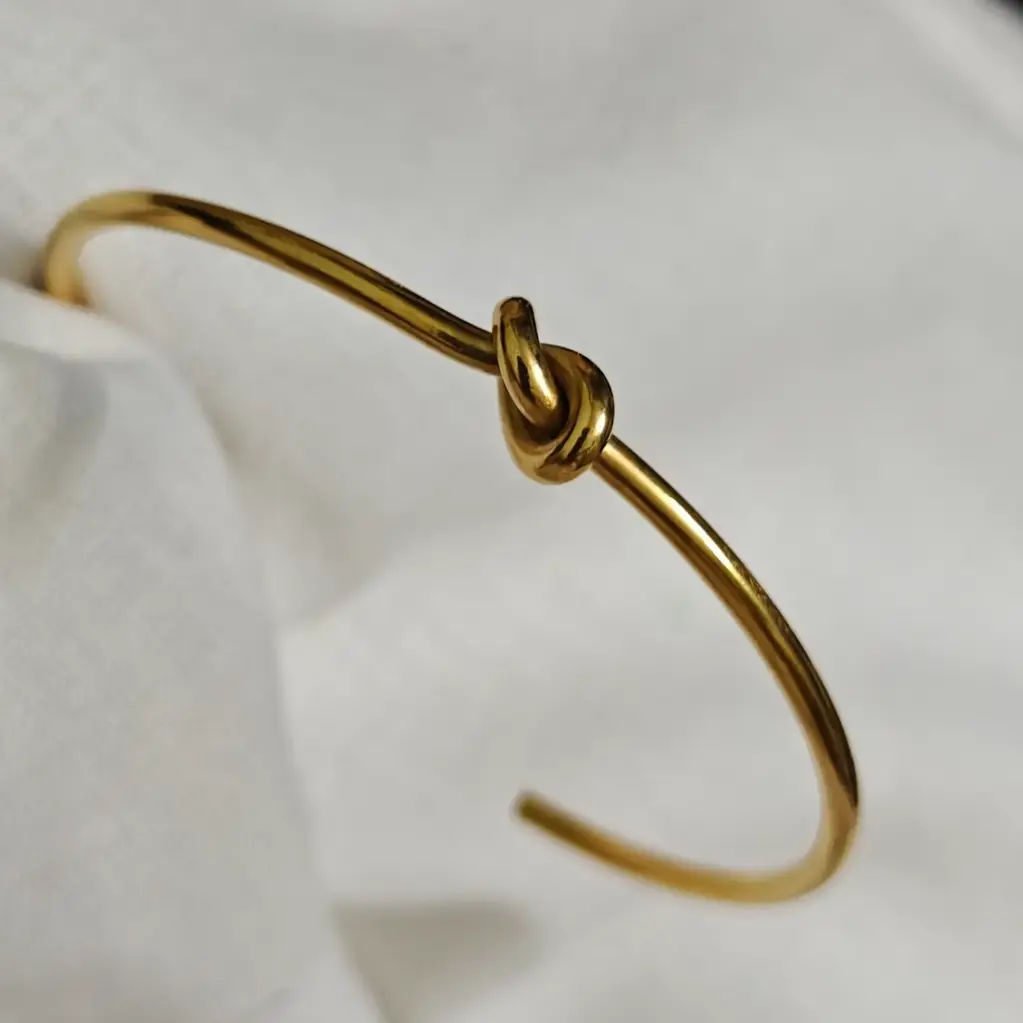 Knot Bangle Bracelet