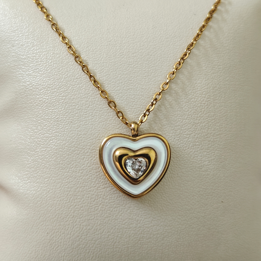 Enamela Heart Necklace