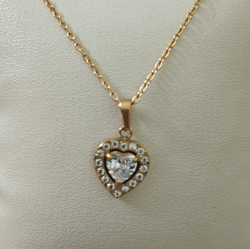 Heart Halo Necklace